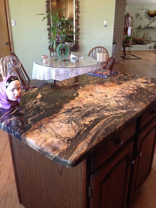 New Island Granite Top