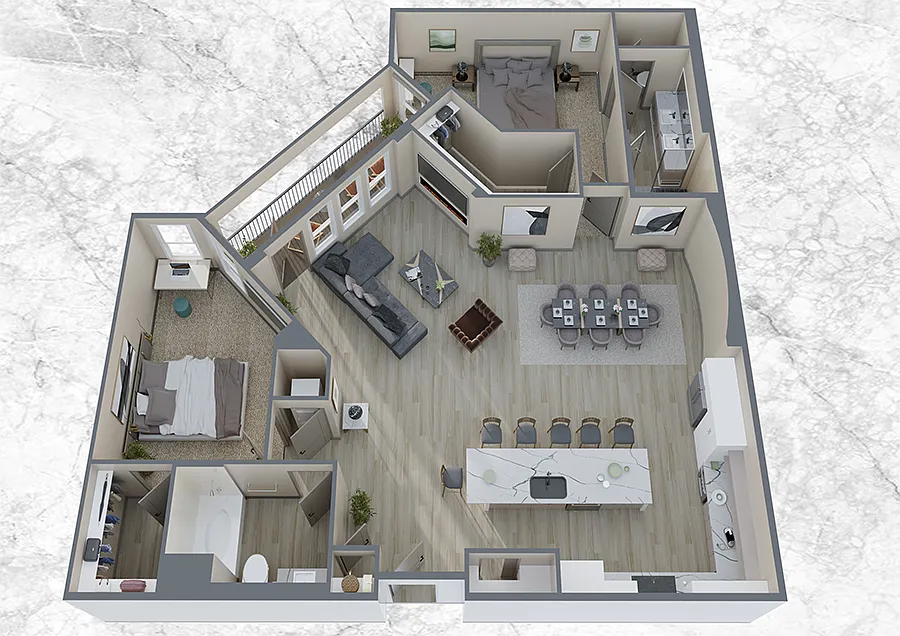 Floor plan Penthouse