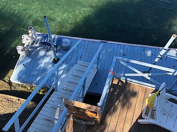 Dock seen from upper deck