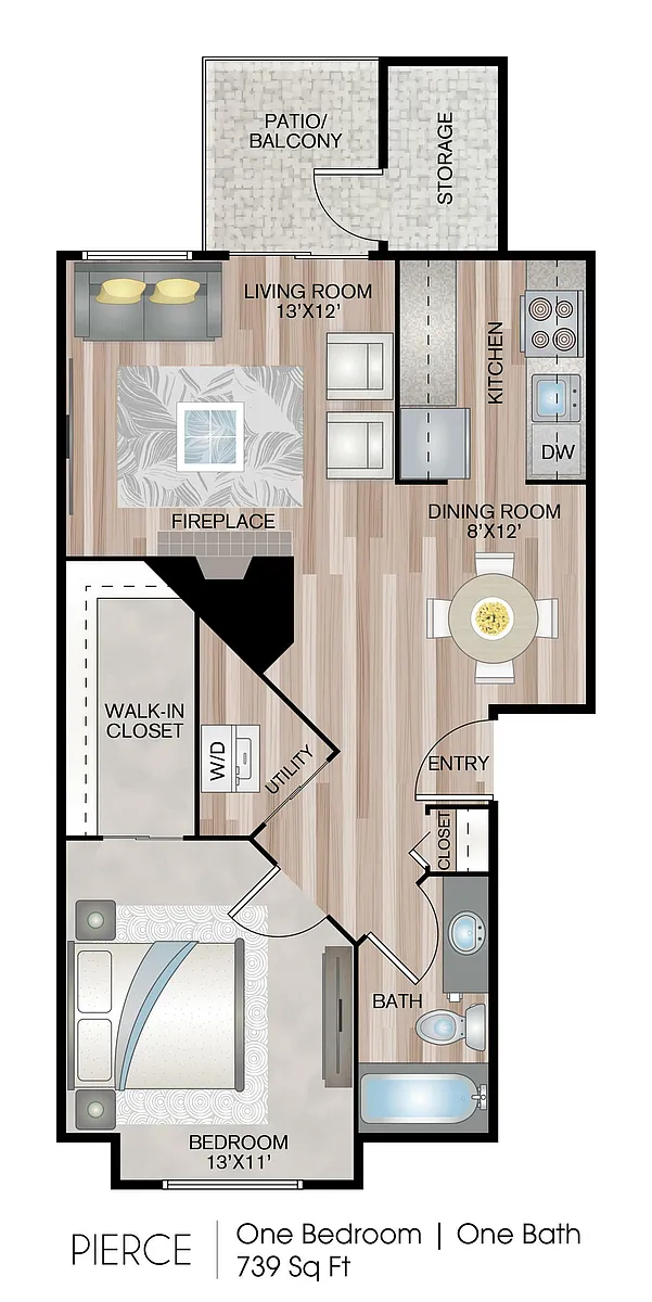 Floor plan Pierce