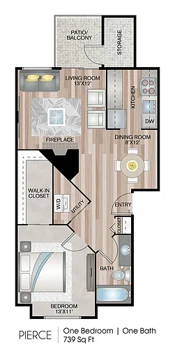 Floor plan Pierce