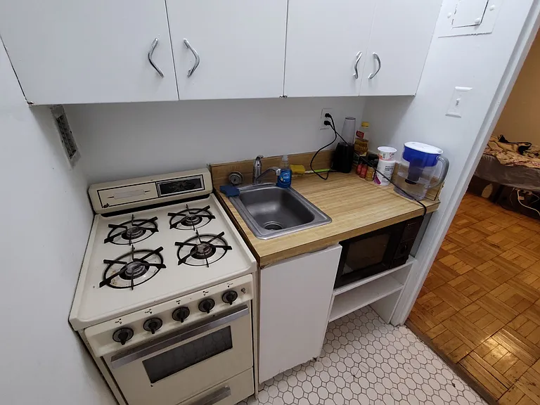 Kitchen taken from inside.