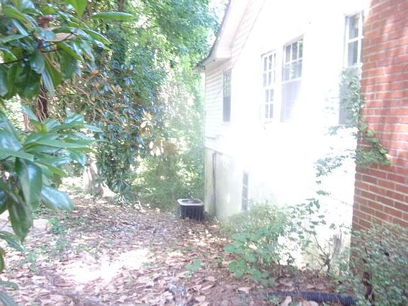 Left side of house