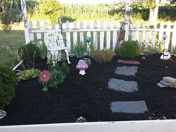 Flower garden attached to sh