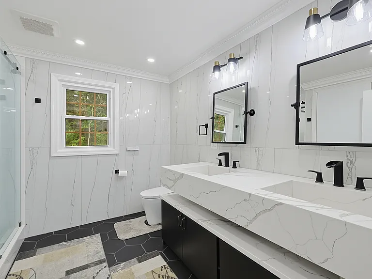Updated and remodeled full bathroom.