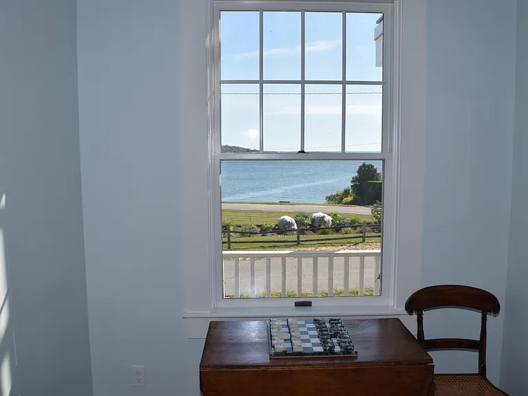 View from sitting room off the side deck