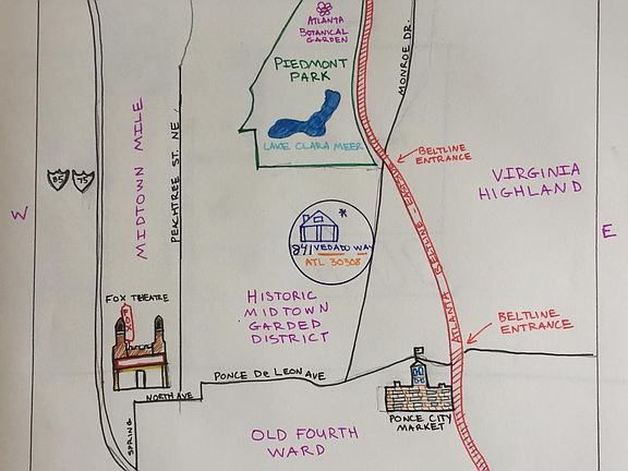 Illustrated Map of Amazing Location!!!