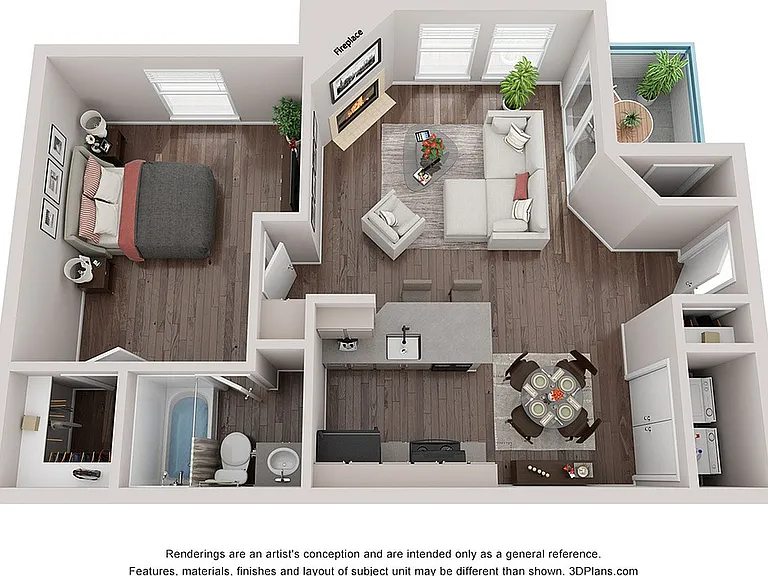 A2, A2A - 679 sqft