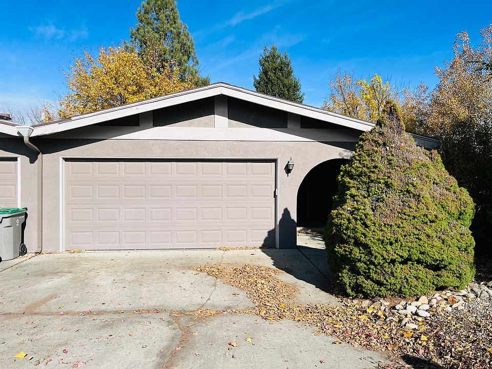 Front entrance with two car garage.