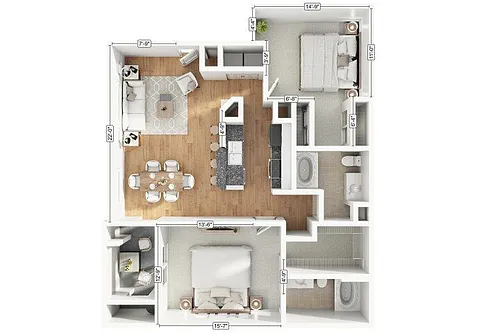 Floor plan 2A2