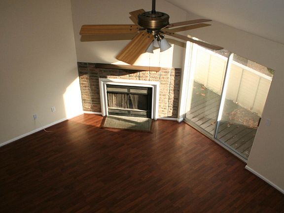 Living Room Area with Cathedral Ceiling