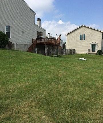 Largest Lot in Community. Full Wrap Around Deck.