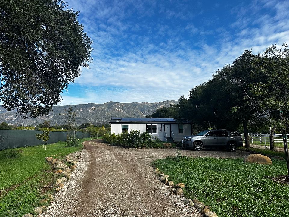Parking area in front of house