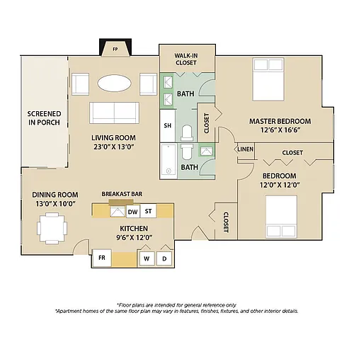 Floor plan Miranda