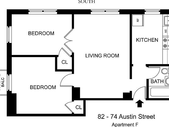 2nd image of 82-74 Austin St #74F