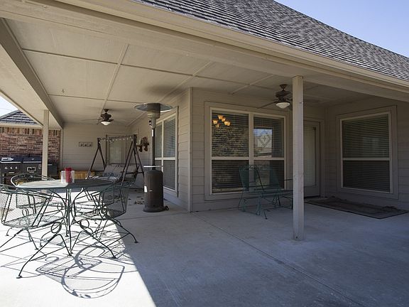 Double porch with ceiling fans