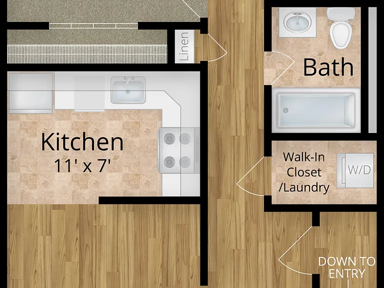 2 Bedroom - 2nd Floor 2 Bedroom - 2nd Floor