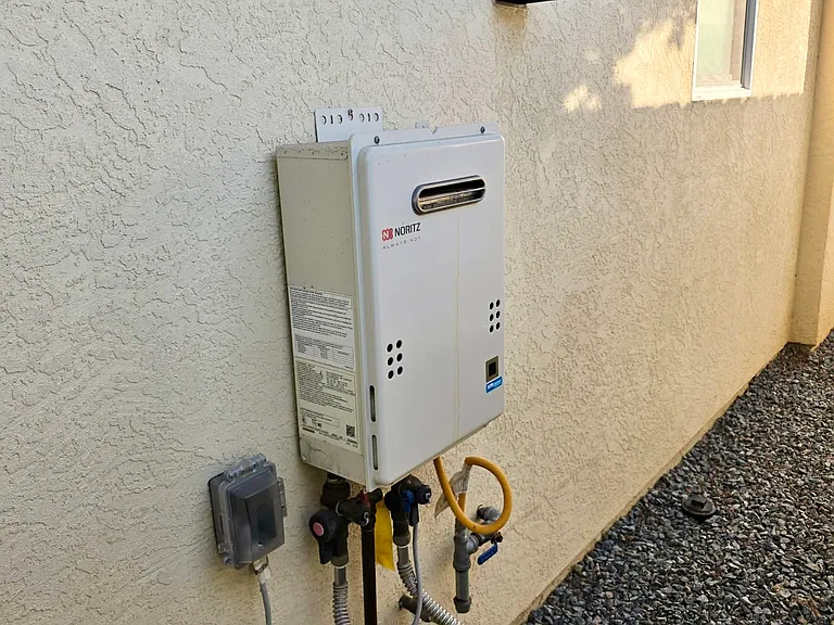 Tankless water heater.