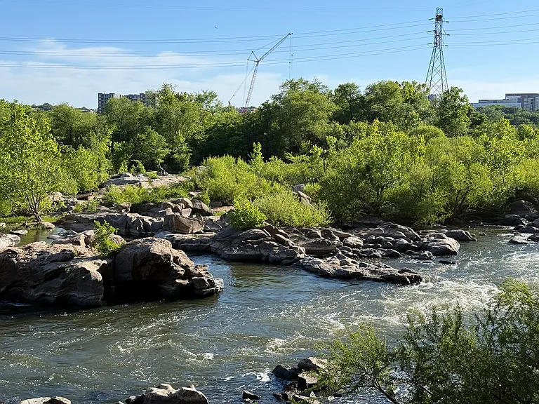 River view from parking garage