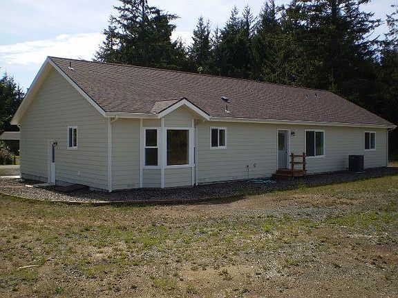 Rear view of home