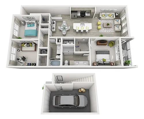 Floor plan D2 - Radiant