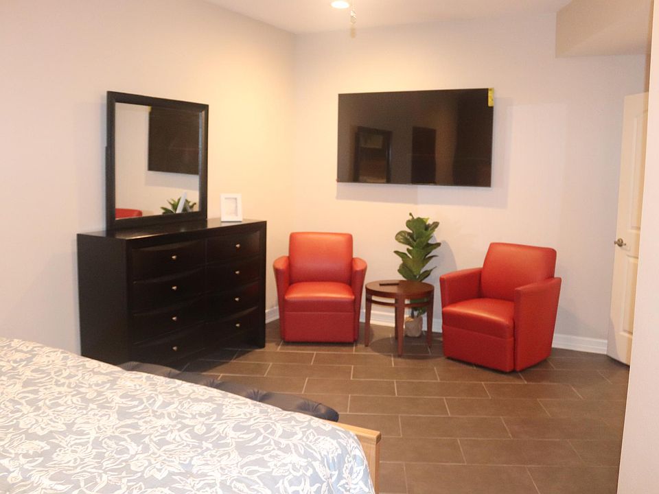 Primary suite has it's own lounge area.