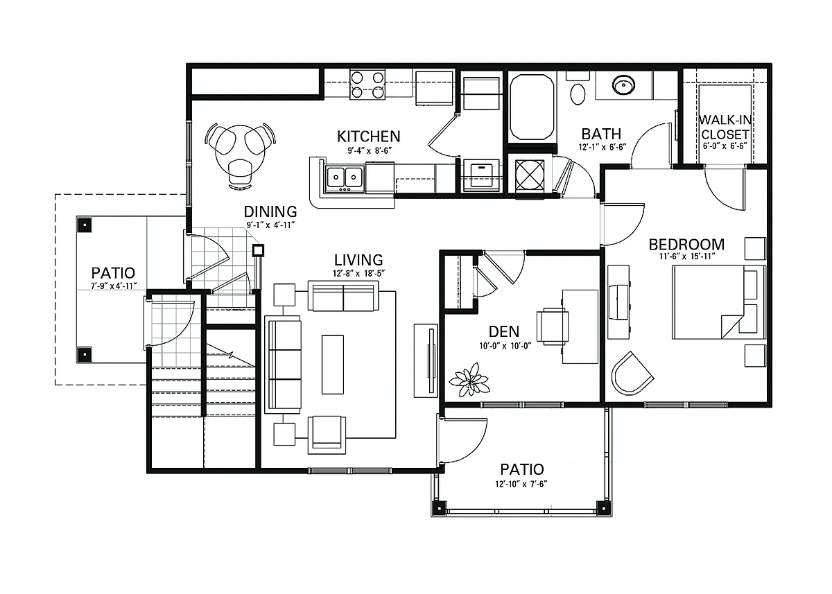 Floor plan A21DG