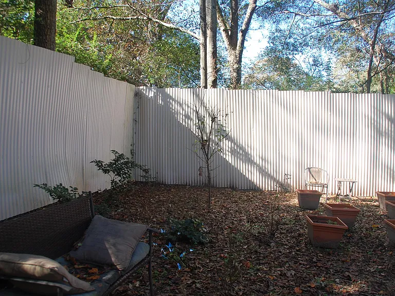 Dog & Cat Fence in Back Yard