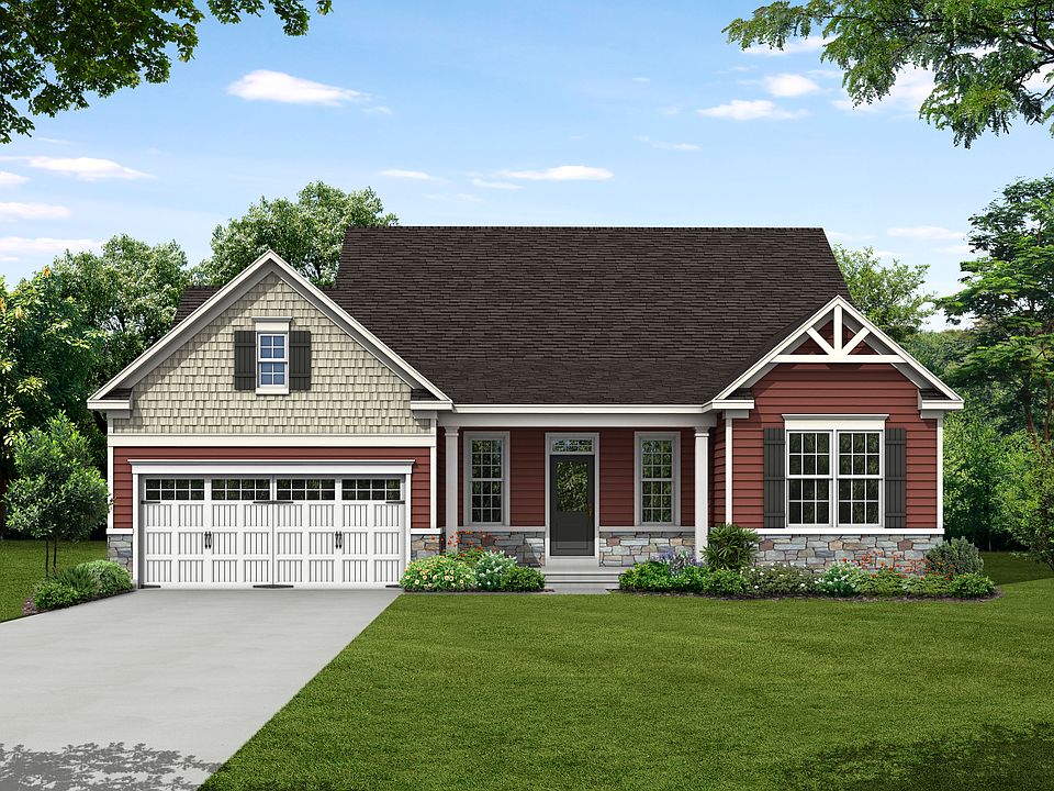 Elevation A features antiqued slate and gable accents.