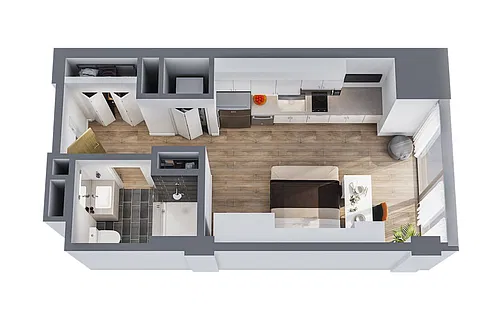 Floor plan Harmony Furnished