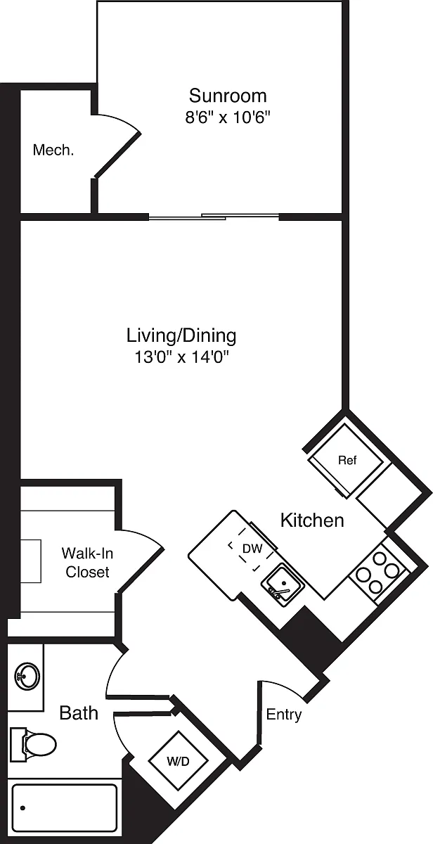 Floor plan Glebe with Sun Room