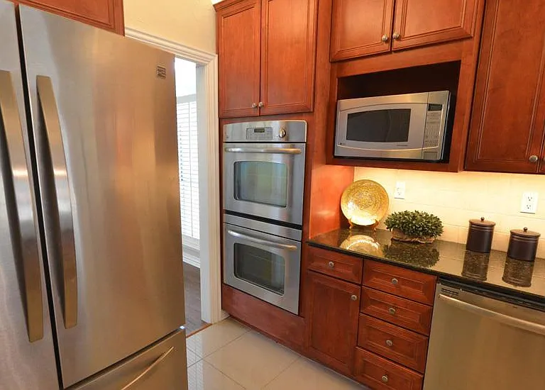 Updated stainless steel appliances