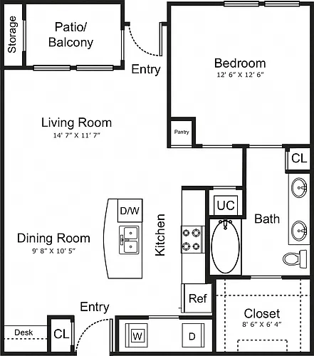 Floor plan Manhattan