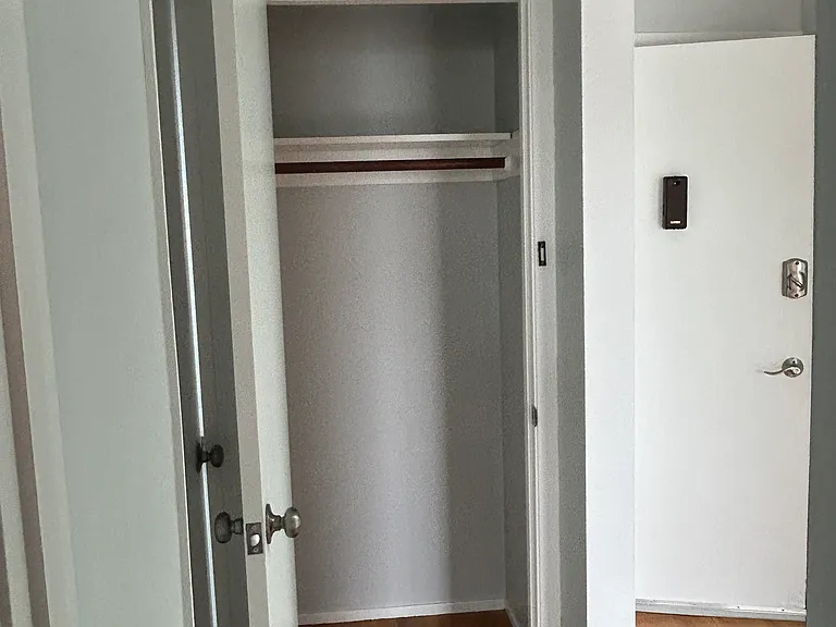Extra hallway closet