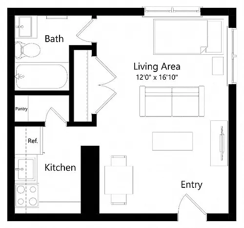Floor plan S1-C
