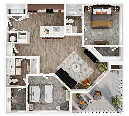 Floor plan B8 Hollow
