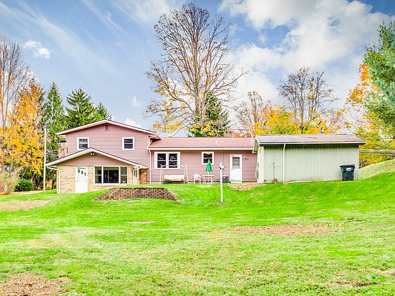 Large private backyard