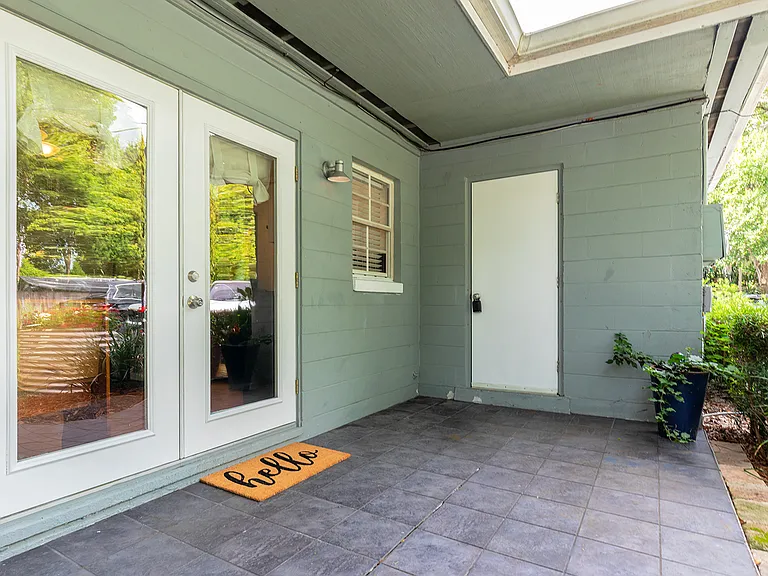 Private patio