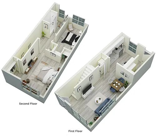 Floor plan Two Bedroom