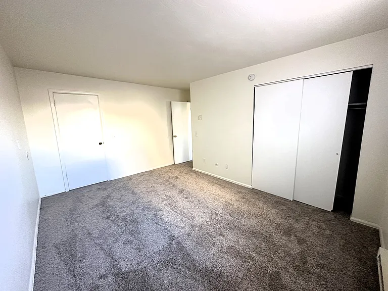 One Bedroom- Bedroom with Two Closets