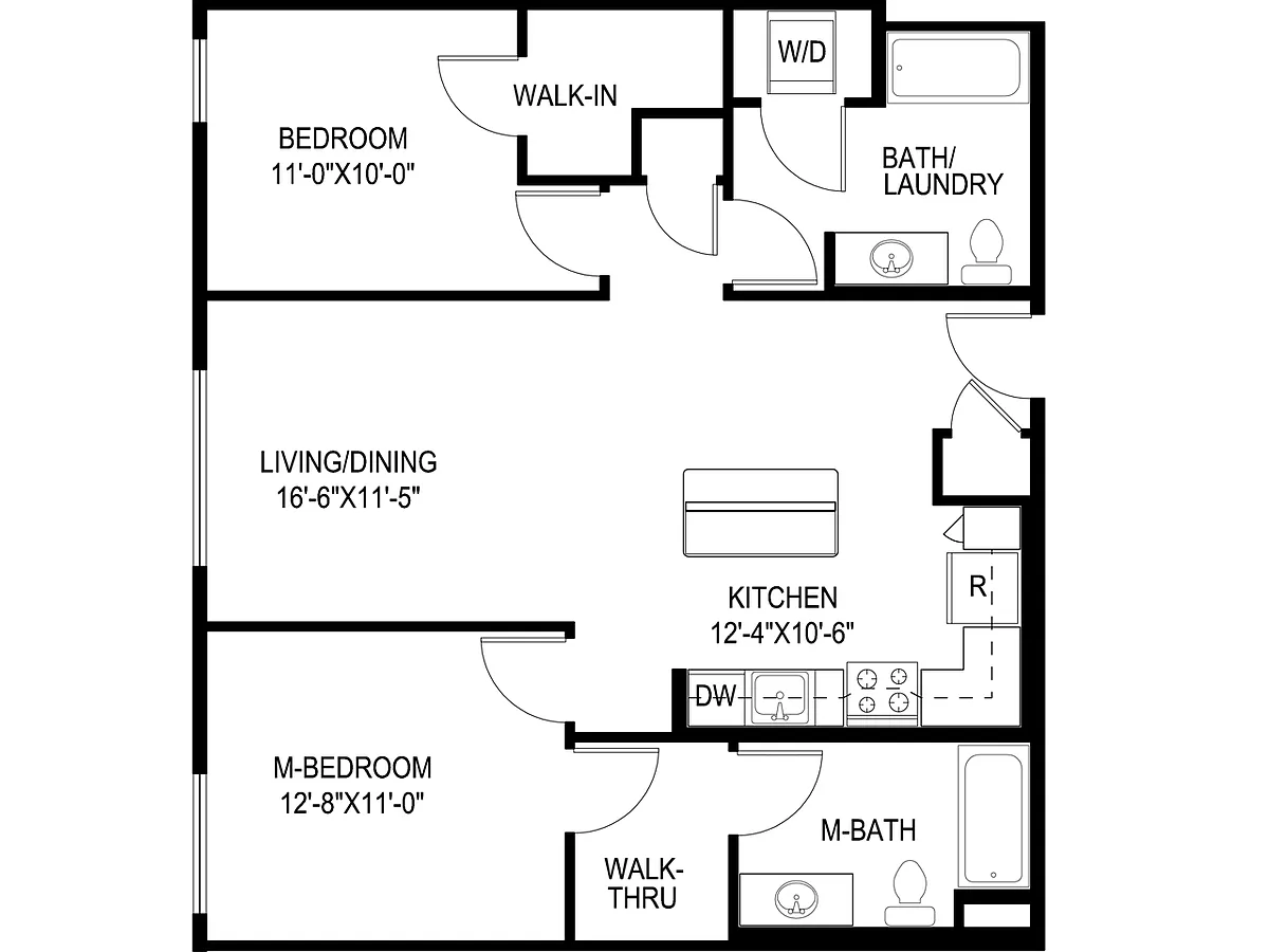 Floor plan B6