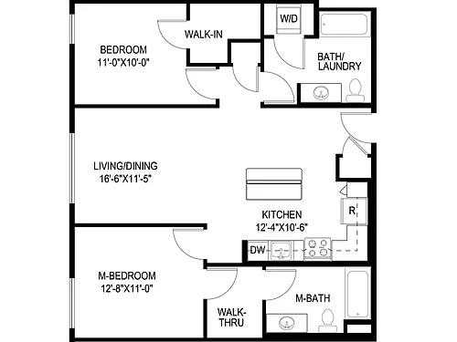 Floor plan B6