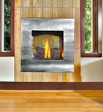 Living Room Gas Fireplace