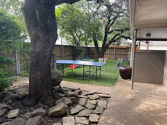 Turfed back yard