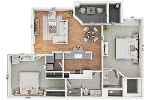 Floor plan 2A2