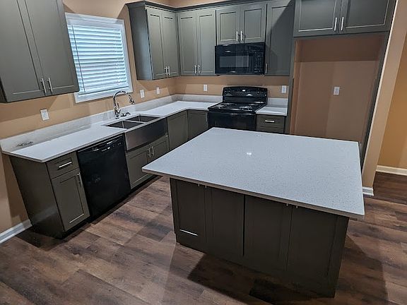 Open concept kitchen