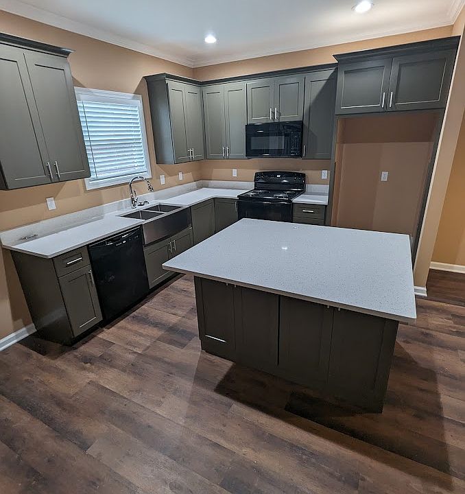 Open concept kitchen