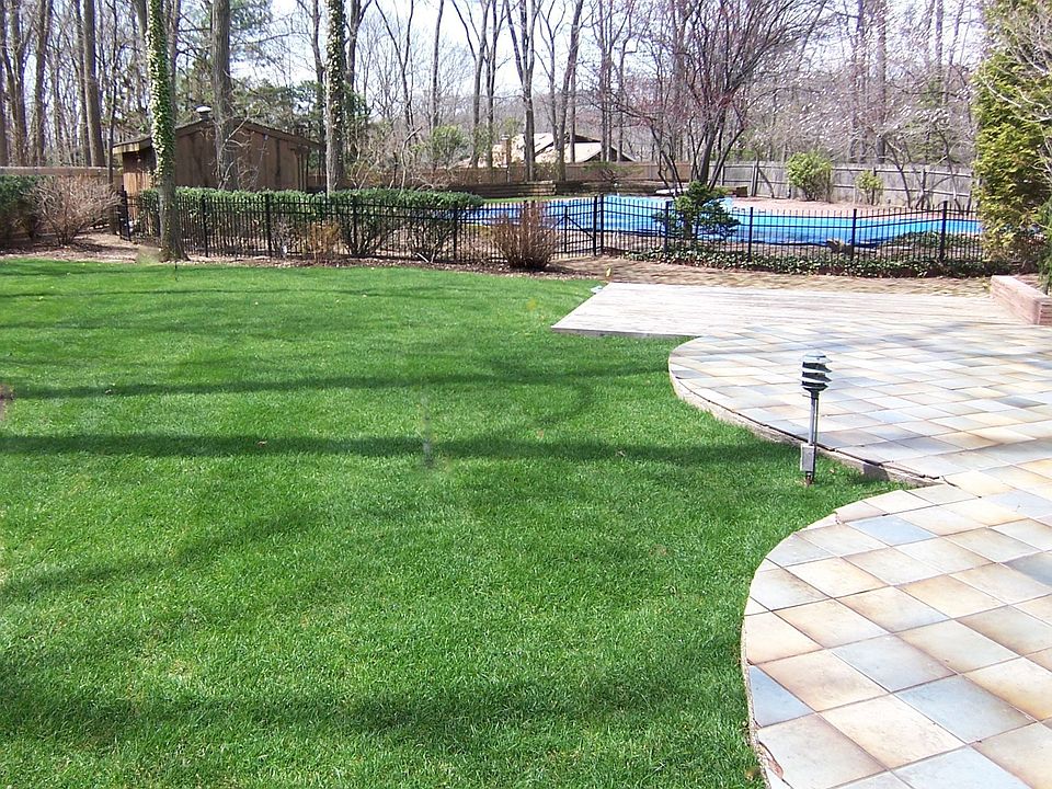 Part of backyard