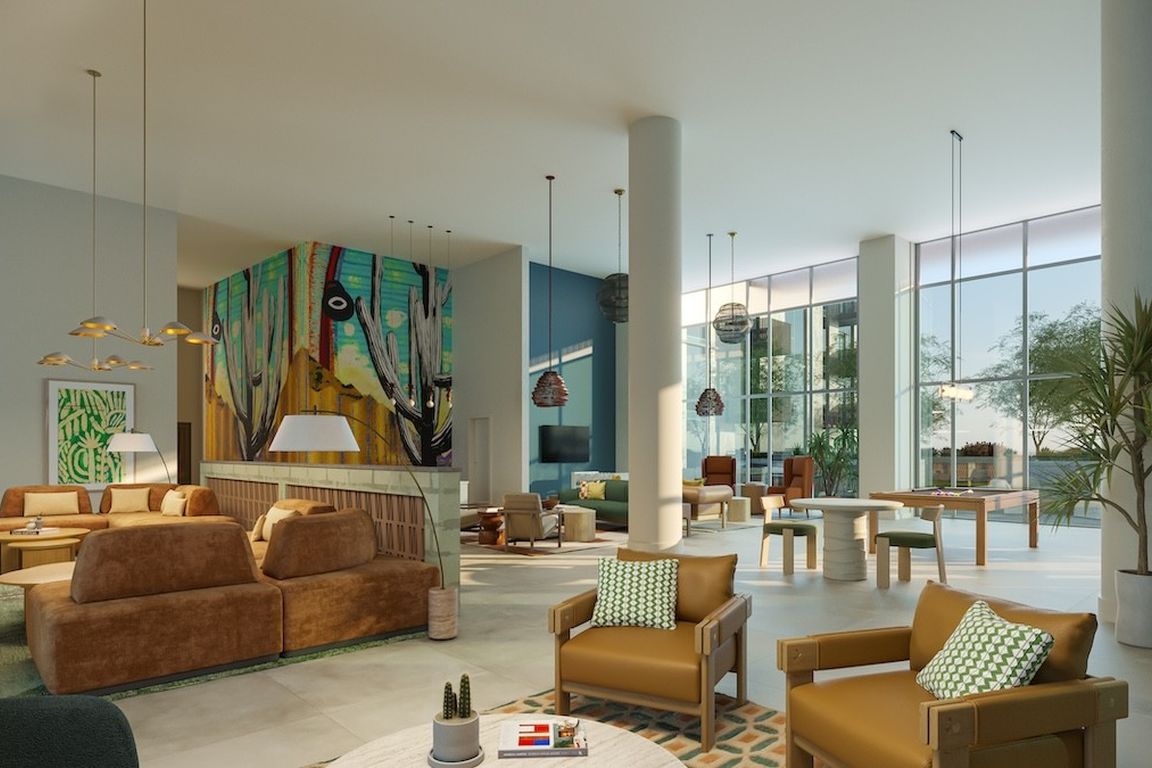 Sol Modern Phoenix Apartments 8th Floor Pool Lounge
