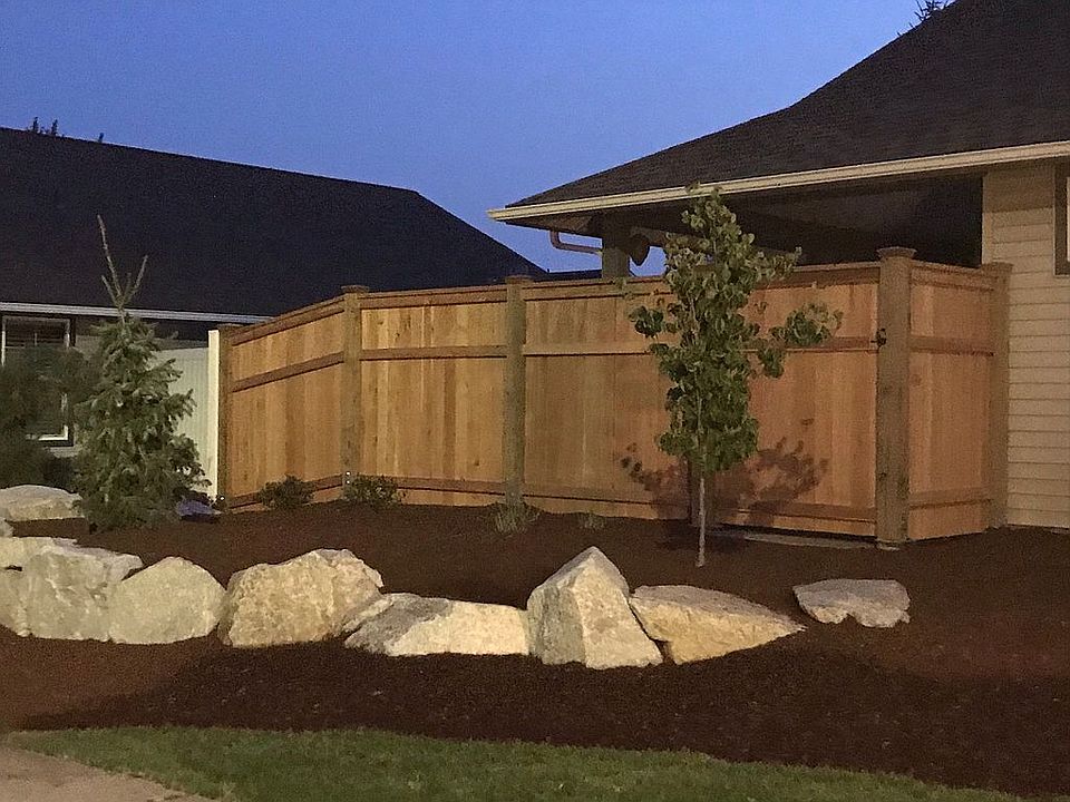 Left side yard 